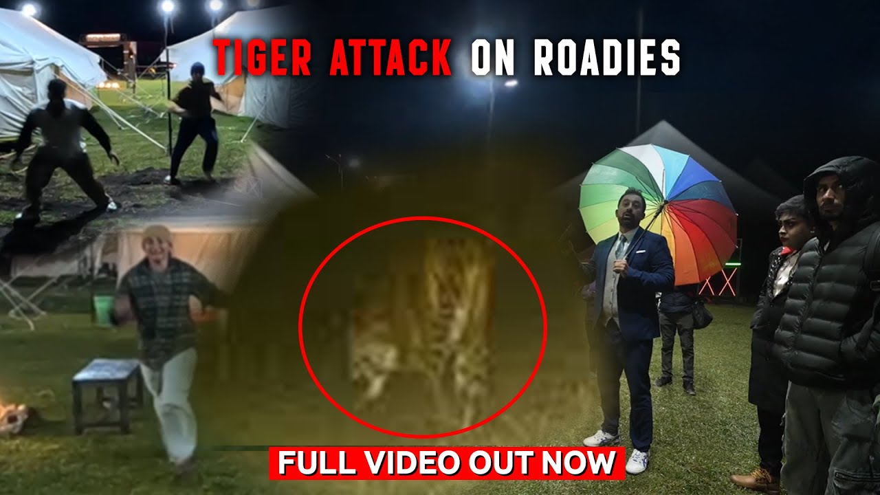 TIGER ATTACK ON ROADIES FULL VIDEO | MTV Roadies Double Cross