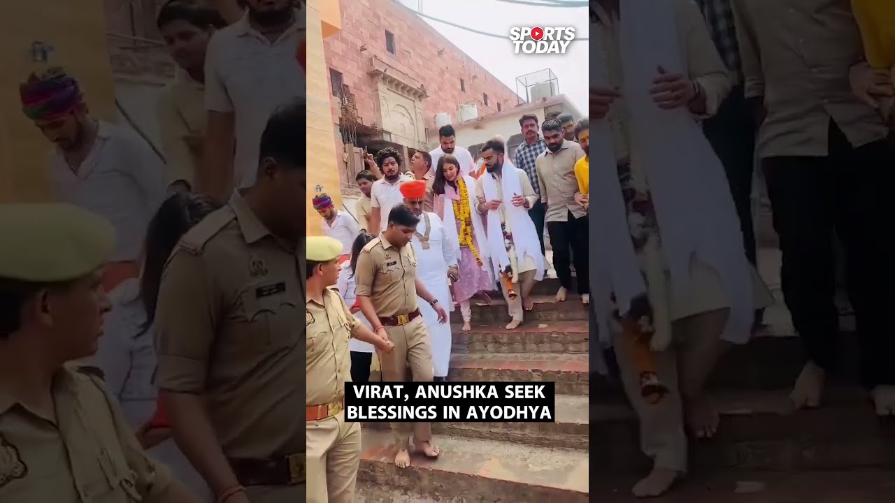 Anushka Sharma, Virat Kohli Visit Ayodhya’s Ram Mandir And Hanuman Garhi Temple  | Sports Today