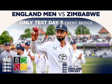 Bashir Takes 6-Wickets To Win Test! | Highlights – England V Zimbabwe Day 3 | Rothesay Test 2025