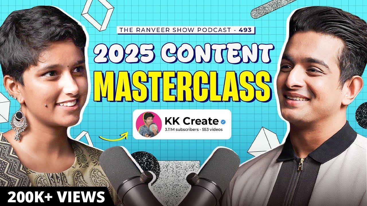 India’s Top Storyteller – KK Create On 2025 | YouTube Journey u0026 Content Creation Hacks | TRS