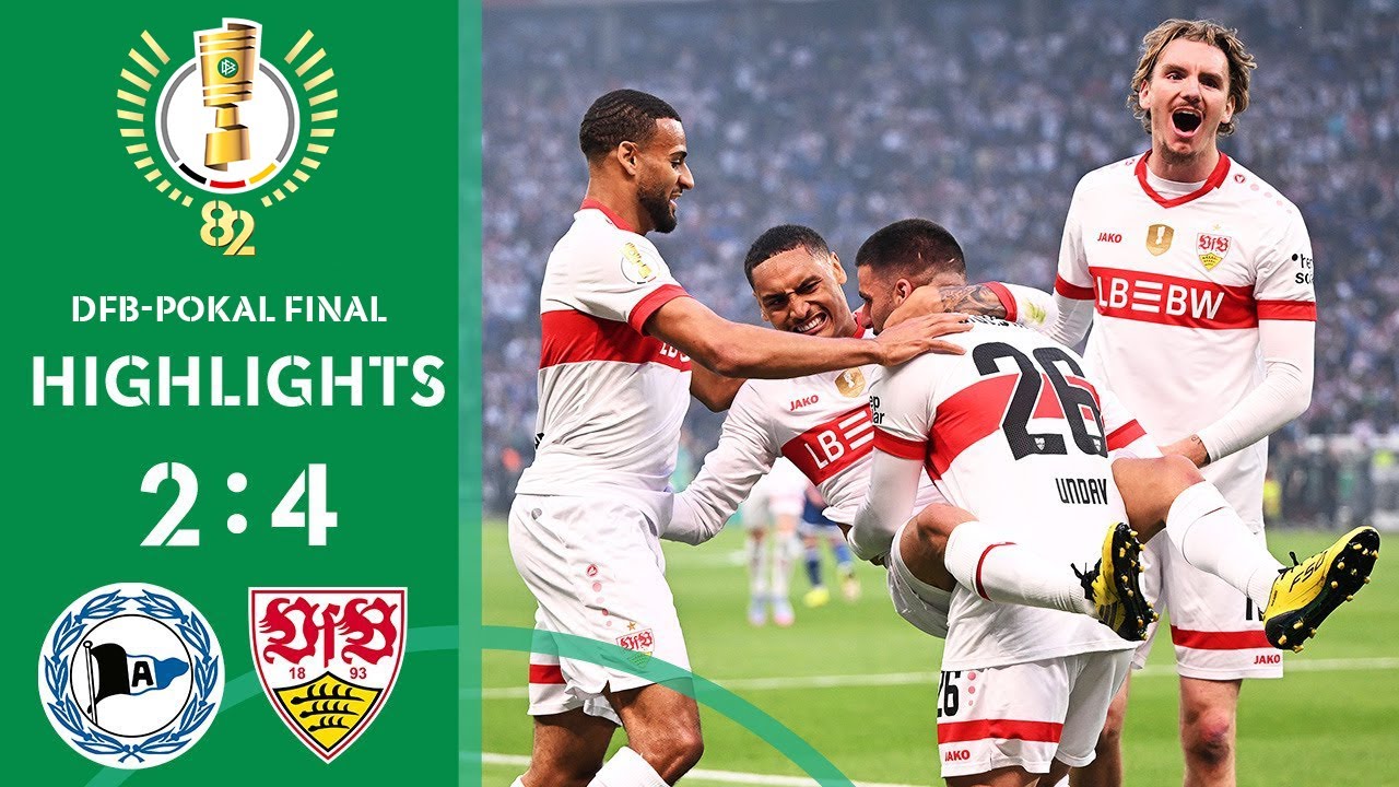 VfB Triumphs Over Brave Bielefeld! | Arminia Bielefeld Vs. Stuttgart | Highlights | DFB-Pokal Final