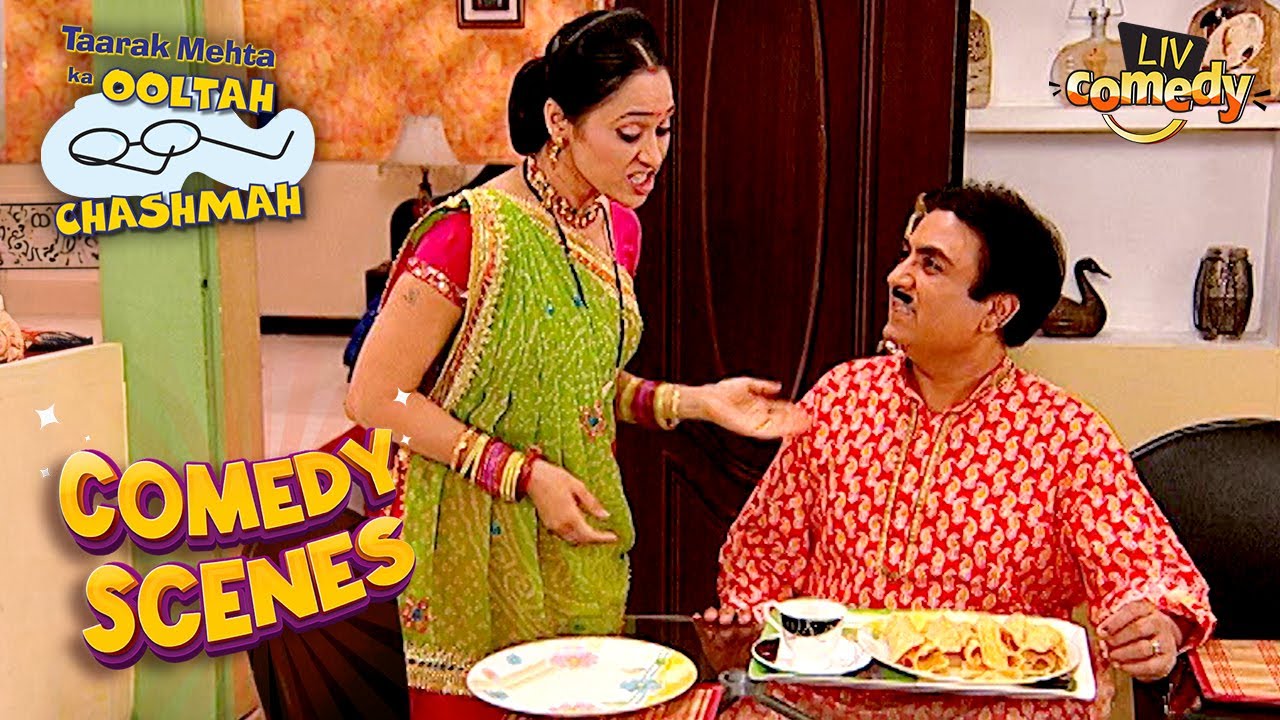 ‘Chai और Fafda’ देखकर Jetha हुआ Surprise | Taarak Mehta Ka Ooltah Chashmah | Comedy Scenes