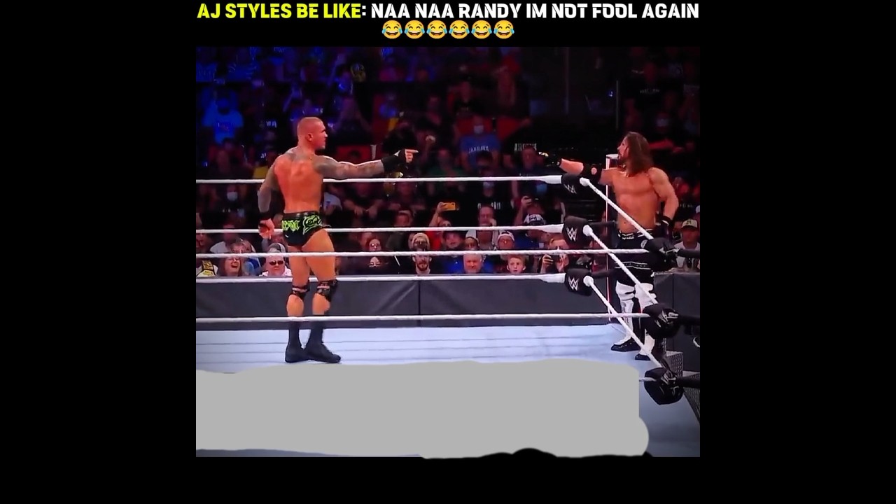 😂😂 Randy Orton And Aj Styles Funny Meme#wwe#wrestling#viralshort#funnyshorts