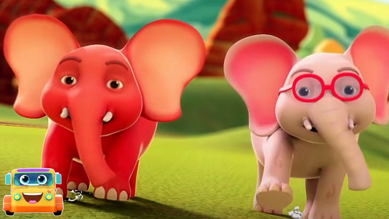 Ek Mota Hathi Ghumne Chala, एक मोटा हाथी, Hindi Rhymes And Elephant Cartoon Song