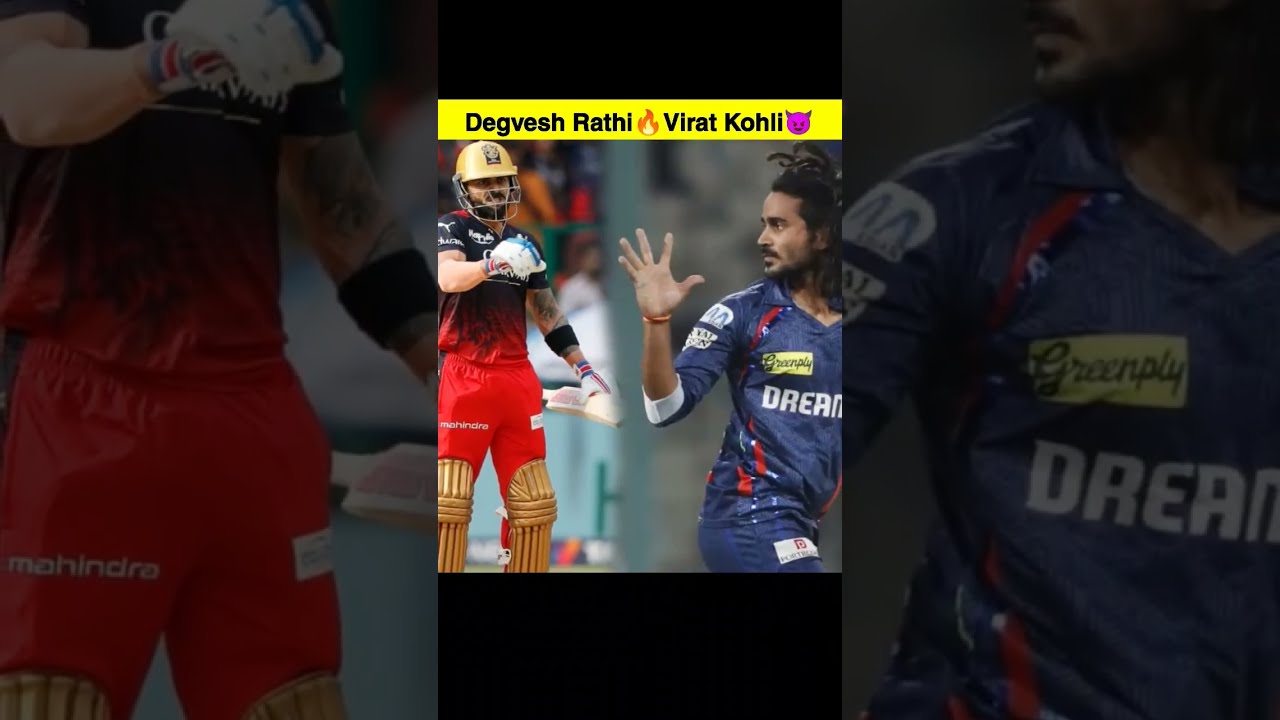 Digvesh Singh Rathi VS Virat Kohli 🔥#digvijaysinghrathi#viratkohli#lsgvsrcb#rcb#trending#virat#lsg
