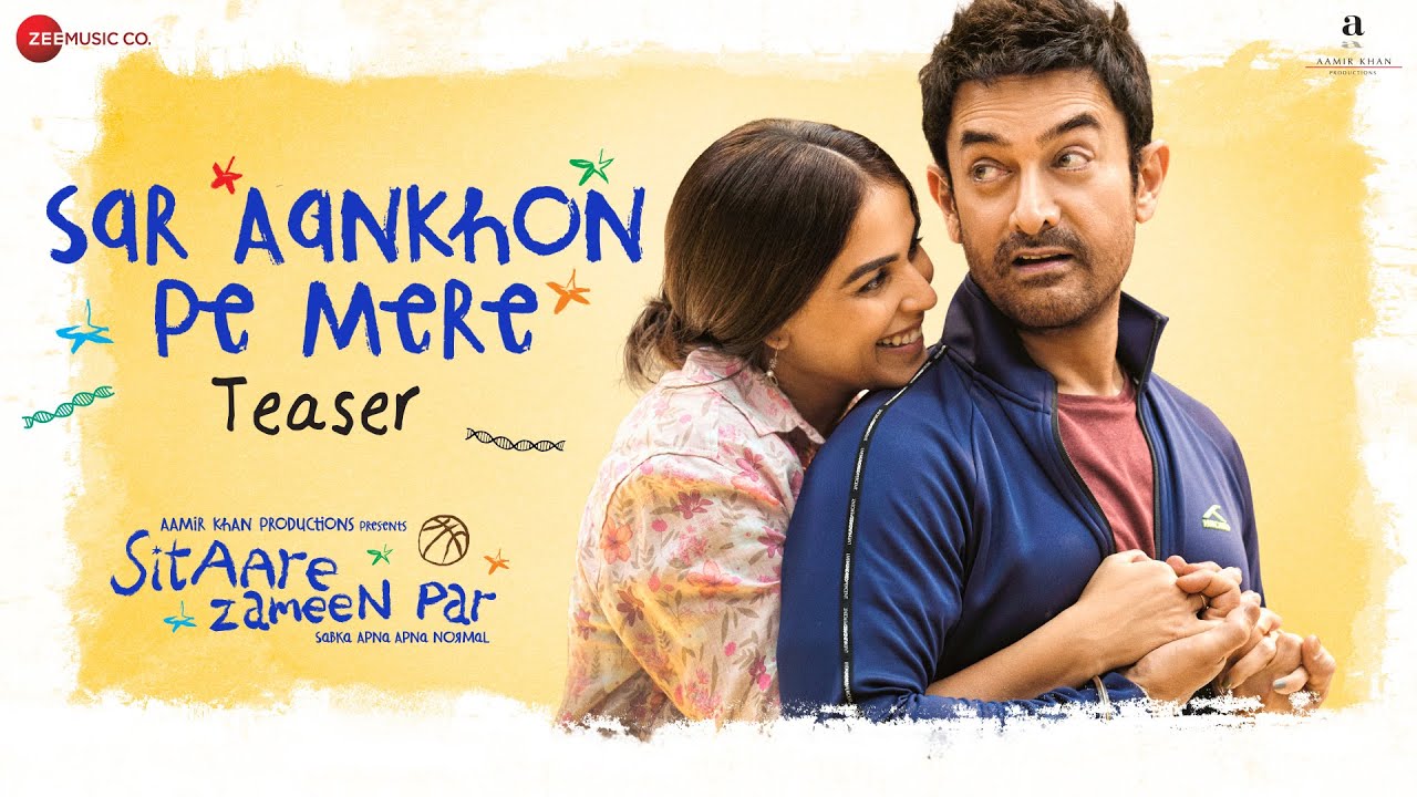 Sar Aankhon Pe Mere – Teaser | Sitaare Zameen Par | Aamir Khan, Genelia | Arijit Singh, SEL, Amitabh
