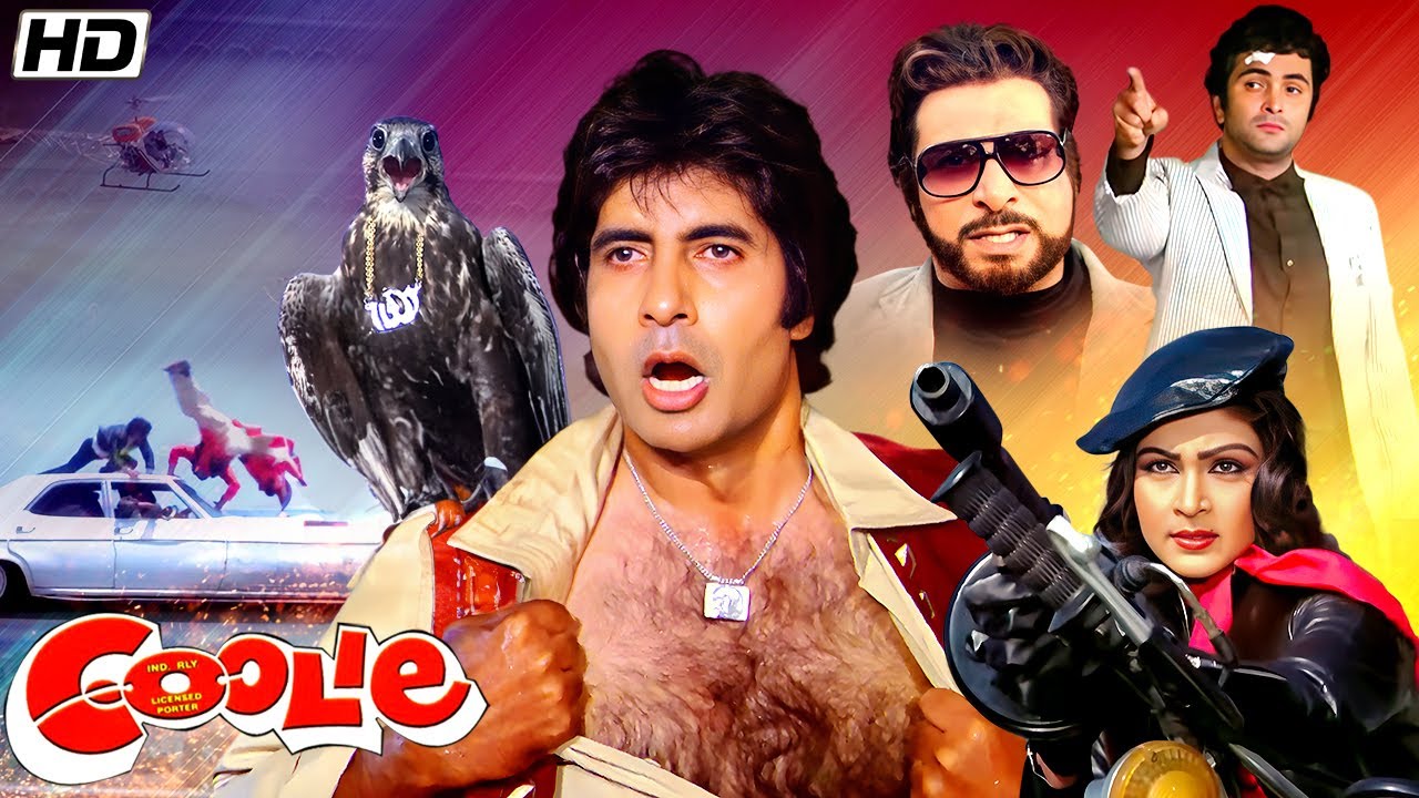 Coolie Hindi Full Movie  – Amitabh Bachchan – Rishi Kapoor – Kader Khan – Bollywood Action Movie