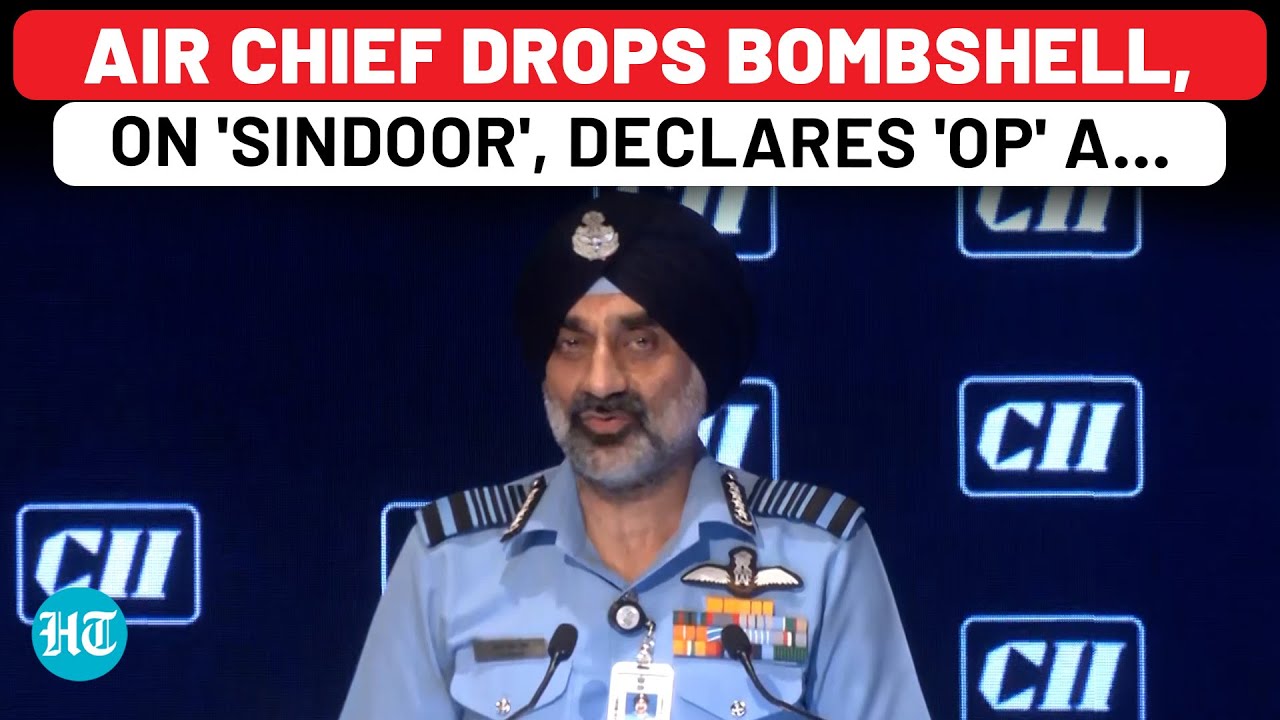 Full: Indian Air Force Chief’s Big Speech, Takes Pride In Operation Sindoor’s Blazing Triumph