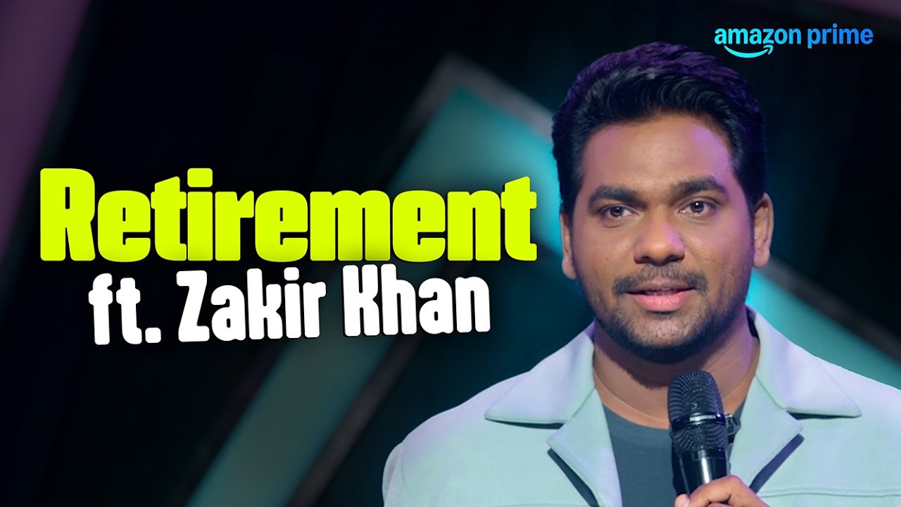 Retirement | @ZakirKhan  | Stand Up Comedy | Zakir Khan: Mannpasand | Prime Video India