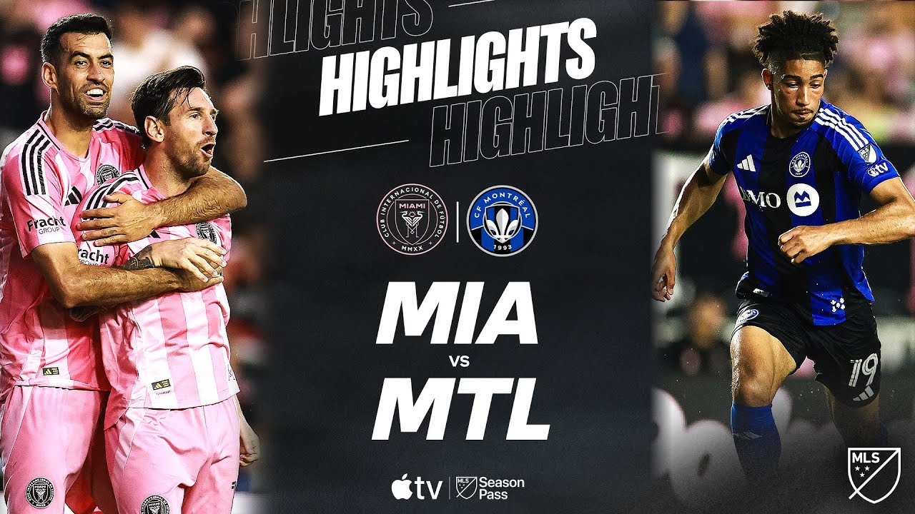 Inter Miami CF Vs. CF Montréal | Full Match Highlights | Messi And Luis Suárez Score 4 Goals!