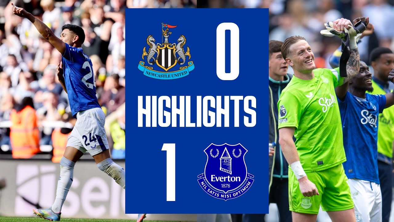 NEWCASTLE UNITED 0-1 EVERTON | Premier League Highlights