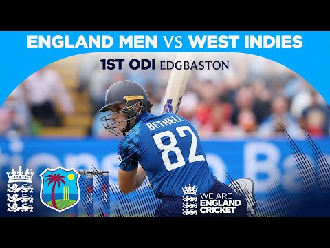 Brilliant Bethell Hits 82(53) | Highlights – England V West Indies | 1st Men’s Metro Bank ODI 2025