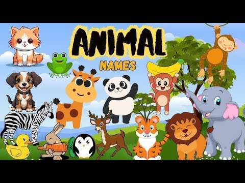 Wild Animals | Learn Wild Animals Names InEnglish | Kids Vocabulary |English Educational Video