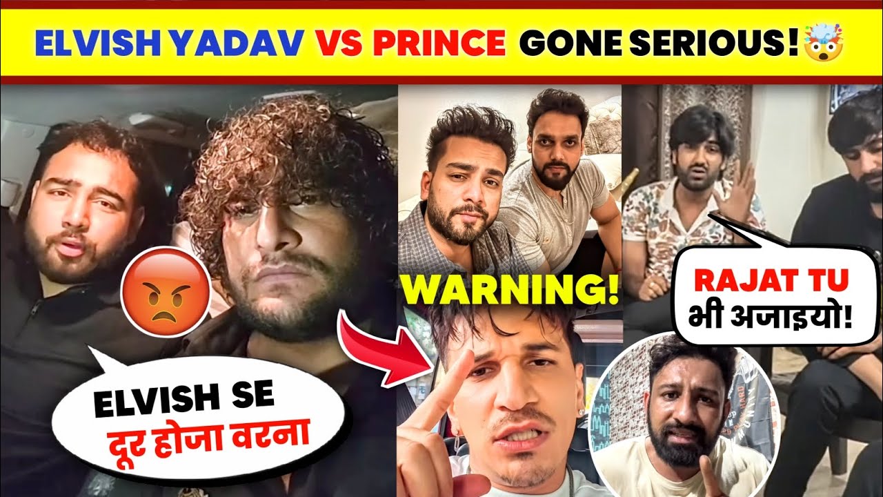 OMG!🤯 Neeraj Bhawana Group WARNING TO Prince Narula😡| Elvish Yadav Vs Prince Narula Controversy..