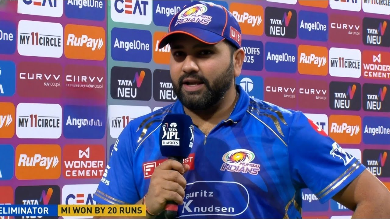 Rohit Sharma Post Match Interview Today MI Vs GT | Rohit Sharma IPL Post Match Presentation MI Vs GT