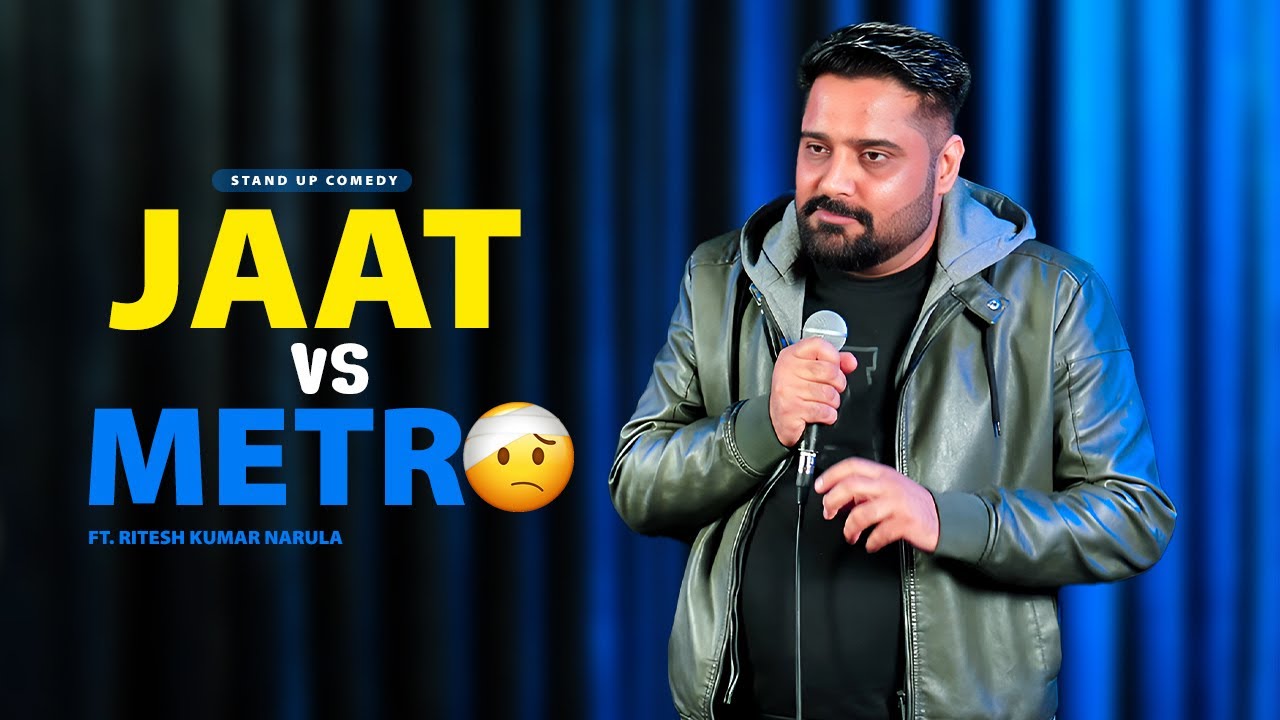 🚇 Jaat Vs Metro | Stand-Up Comedy Story By Ritesh Kumar Narula | Funny Urban Vs Rural Moments 😂