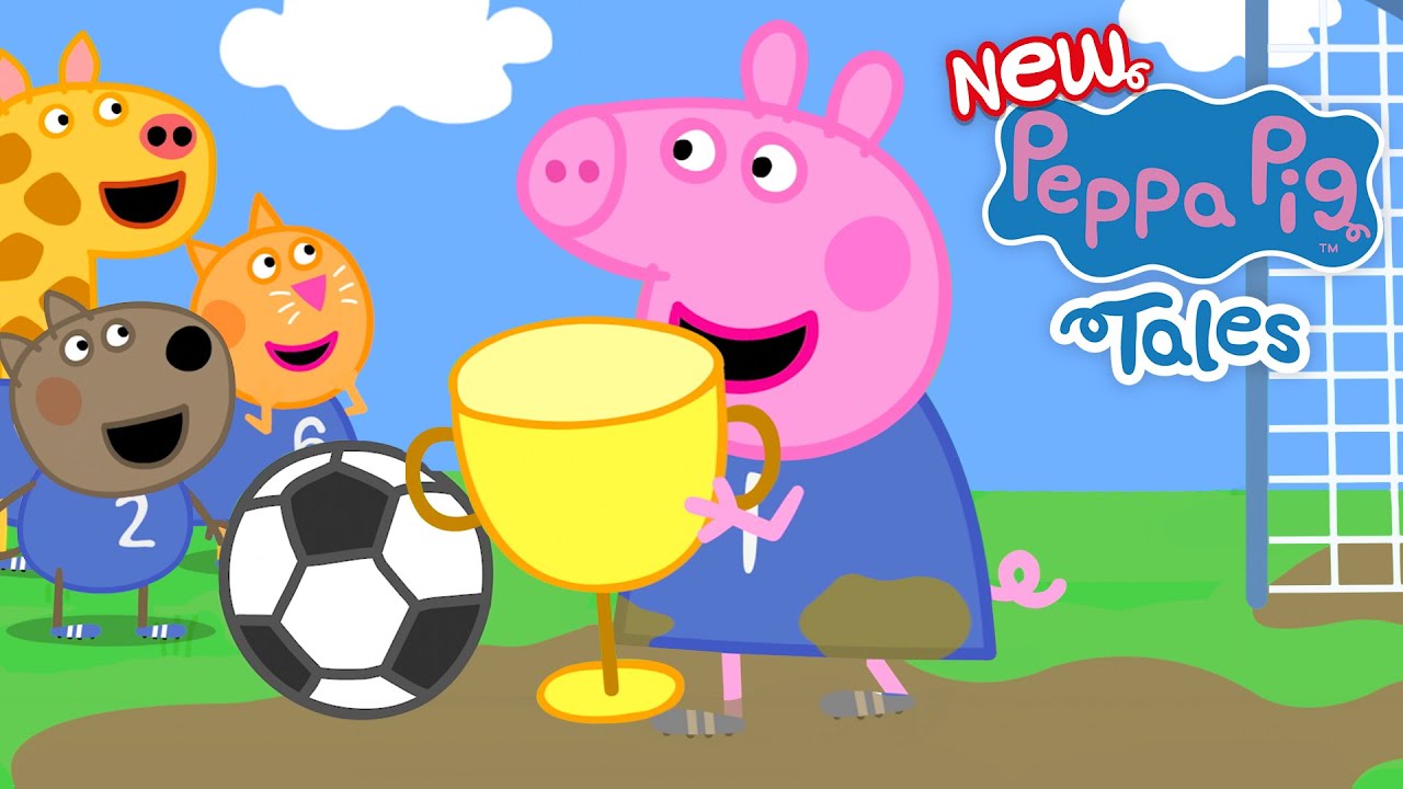 Peppa Pig In Hindi – My First Time Playing Football – My First Football Game – Hindi Kahaniya