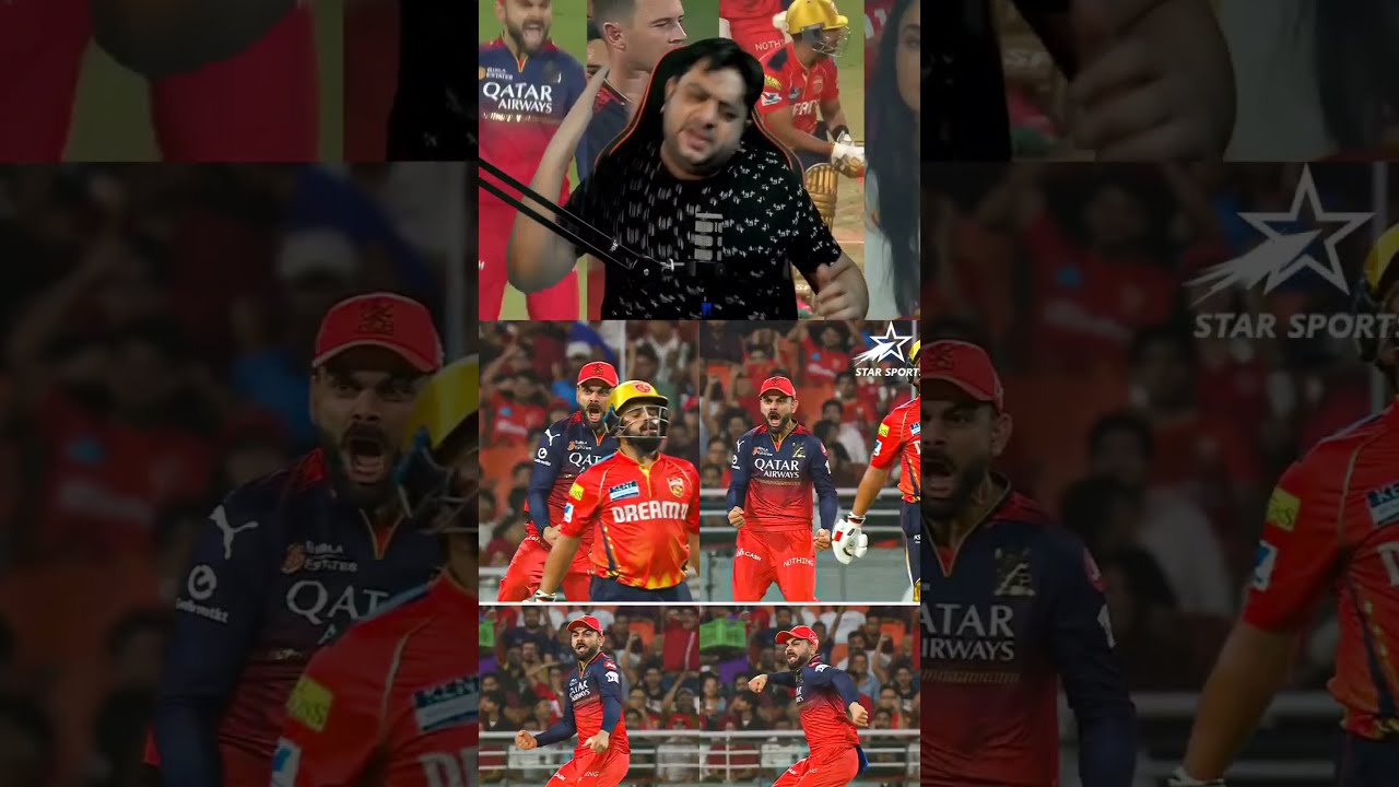 Virat Kohli Aggression 😎🔥#viratkohli #ipl2025 #shortsfeed #viralvideo #abcricinfo