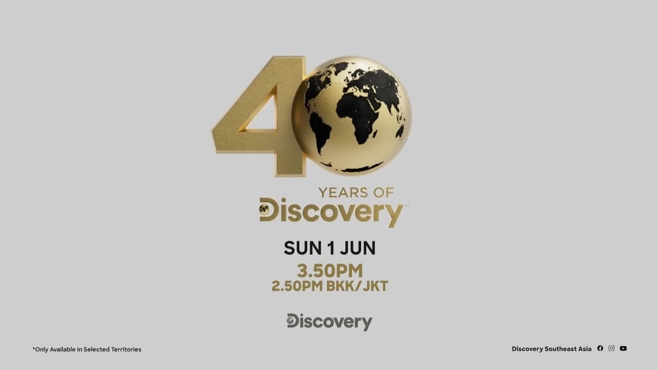 Discovery Channel Asia – 40 Years Of Discovery – Promo (June 2025)