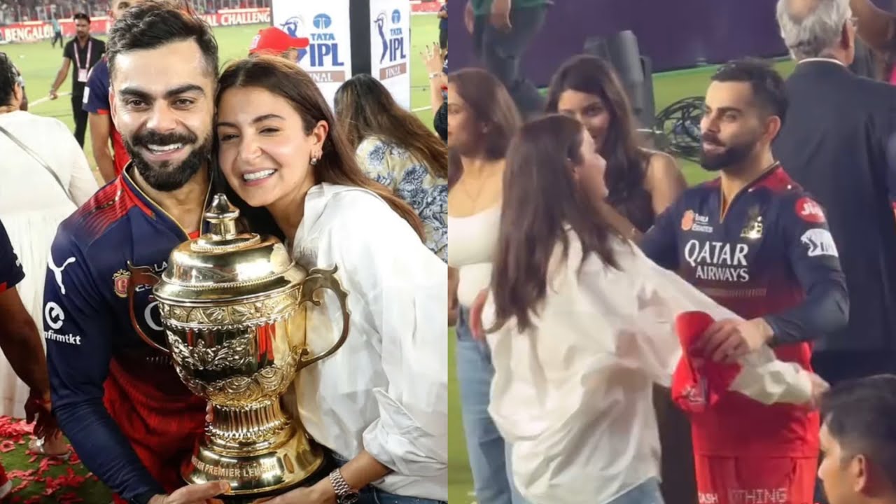 Virat Kohli And Anushka Sharma Crazy Celebration With Ipl 2025 Trophy After Win | Rcb Win Trophy