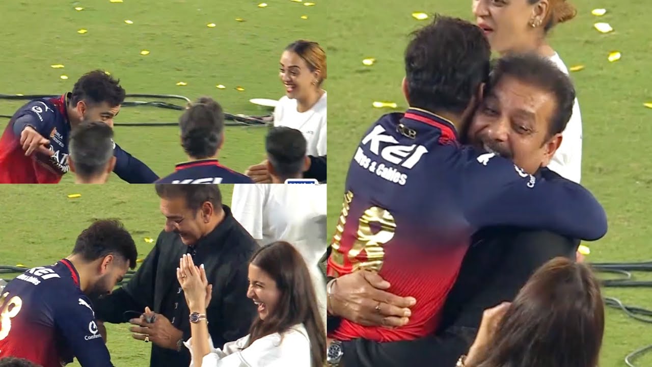 Virat Kohli Did This Heart Winning Gesture For Ravi Shastri After RCB Trophy Celebration, IPL FinaL