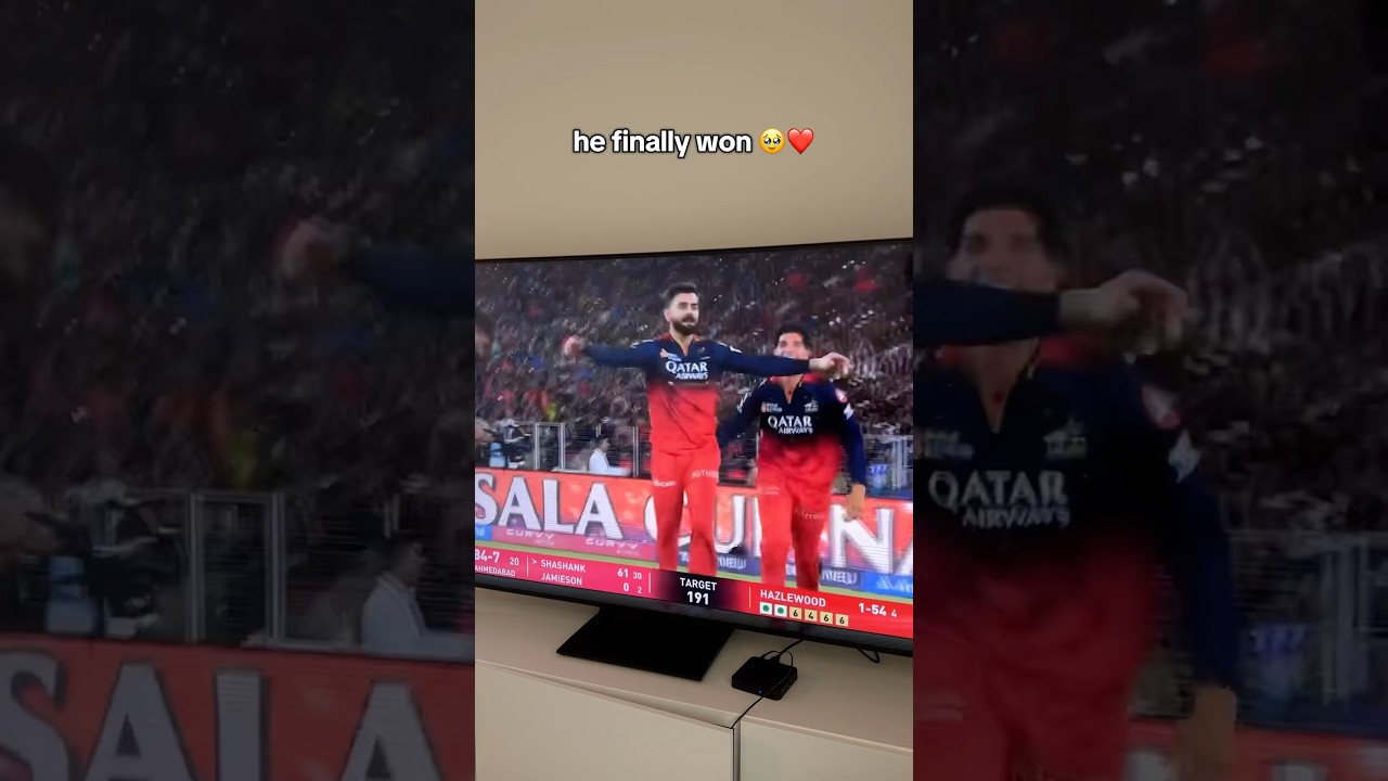 Virat Kohli Finally Won The IPL 🥹❤️