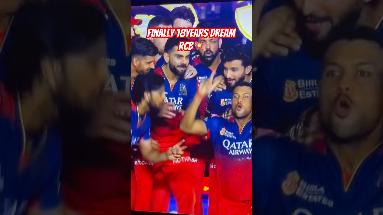 Finally RCB🏆 #rcb #iplfinal #rcbians #viratkohli #kohli #india #yt #viralreels #reels #cricket
