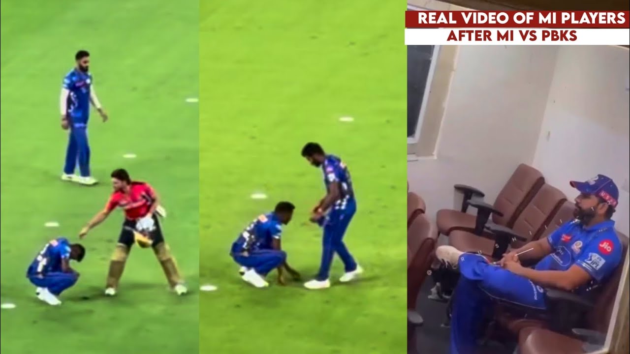 Hardik Pandya u0026 Rohit Sharma Crying After MI Vs PBKS Match | MI Players Crying After IPL Elimination