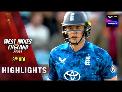 ENG Vs WI | 3rd ODI | Cricket Highlights | West Indies Tour Of England | 3rd June 2025