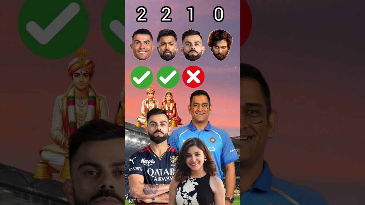 Cristiano Ronaldo 🆚 Rohit Sharma 🆚 King Kohli 🆚 Pushpa Raj❓ Cricket Video #shorts #cricket #ipl