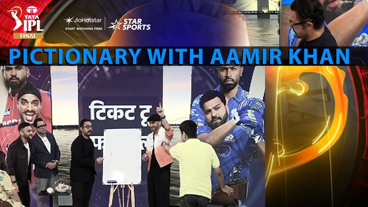 Aamir Khan u0026 His Stars Face Off Against Harbhajan Singh’s Team In A Fun Battle! #RCBvPBKS #IPLFinals