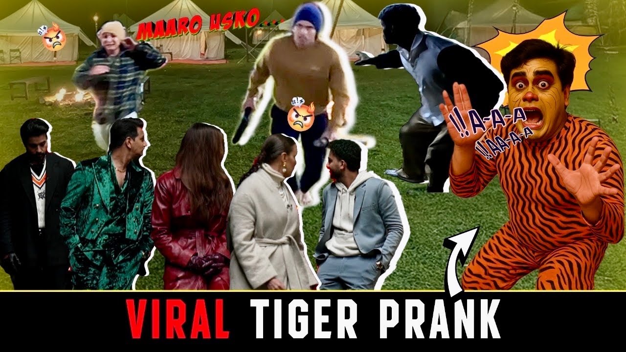 TIGER ATTACK Ki Gullu u0026 Mannu Attack ? Prank Gone Wrong | MTV Roadies Double Cross