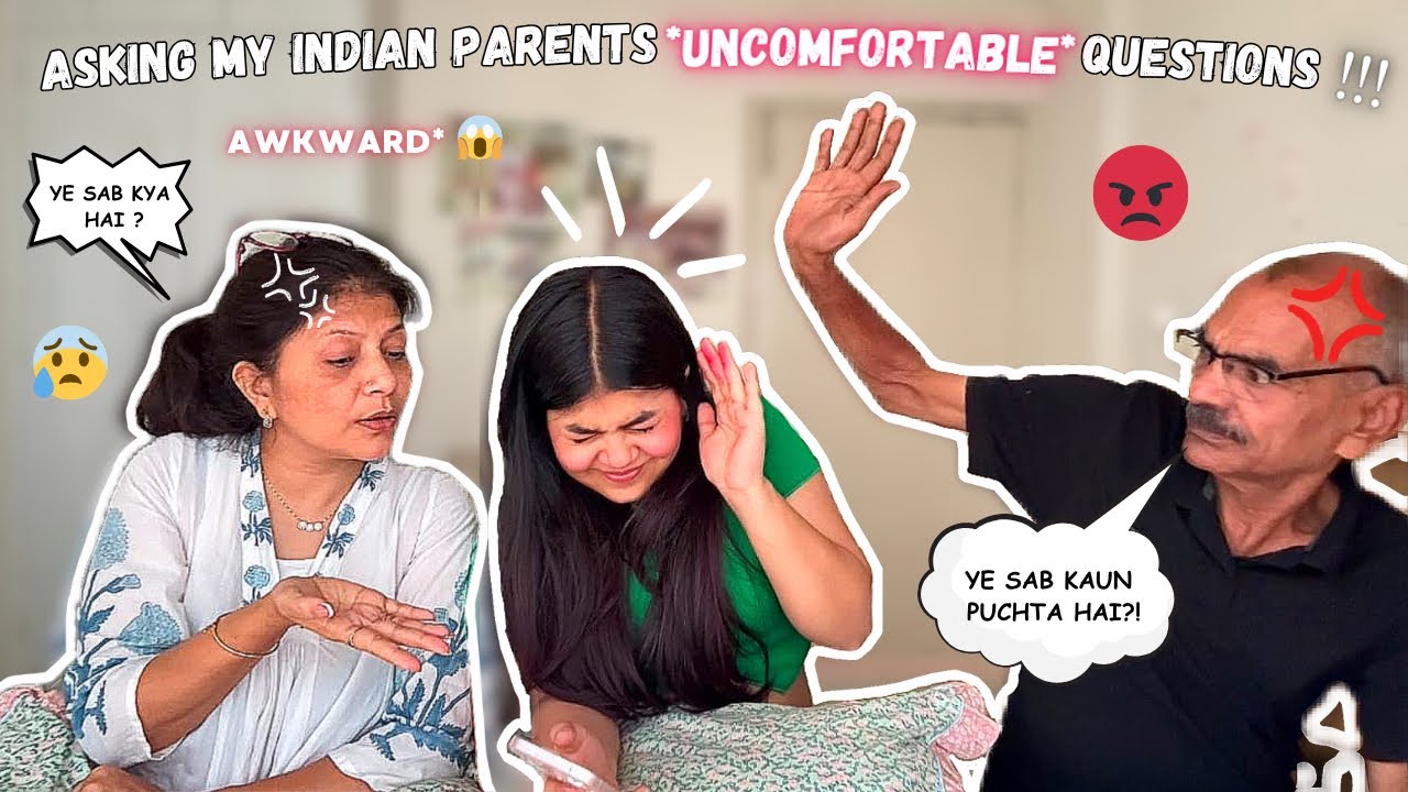 I Asked My Indian Parents *Uncomfortable* Questions 🥹😭🥲🥲 *instant Regret* 😭😭 || Tejasvi Rajput ||