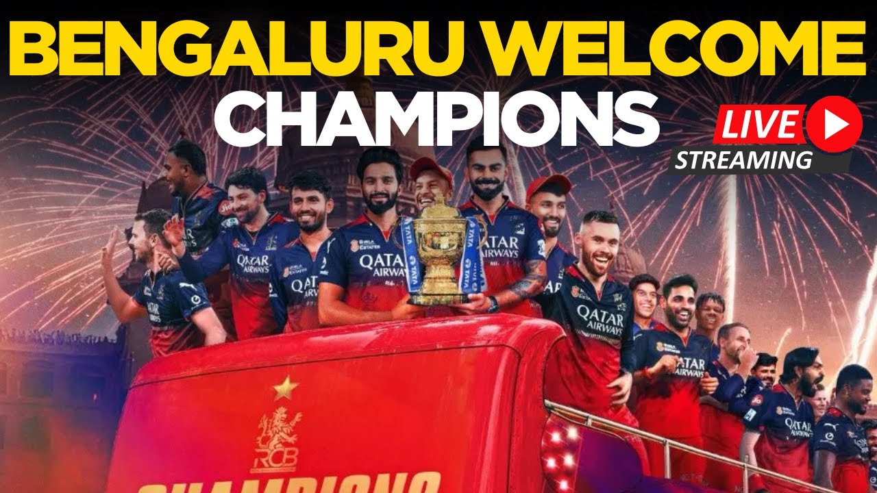 LIVE | Bengaluru Welcomes IPL 2025 Winners RCB | Virat Kohli Emotional | Cricket Live | Times Now