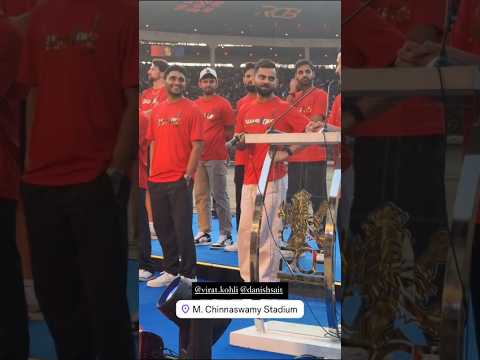 RCB Fans Not Let Virat Kohli Speak🥺