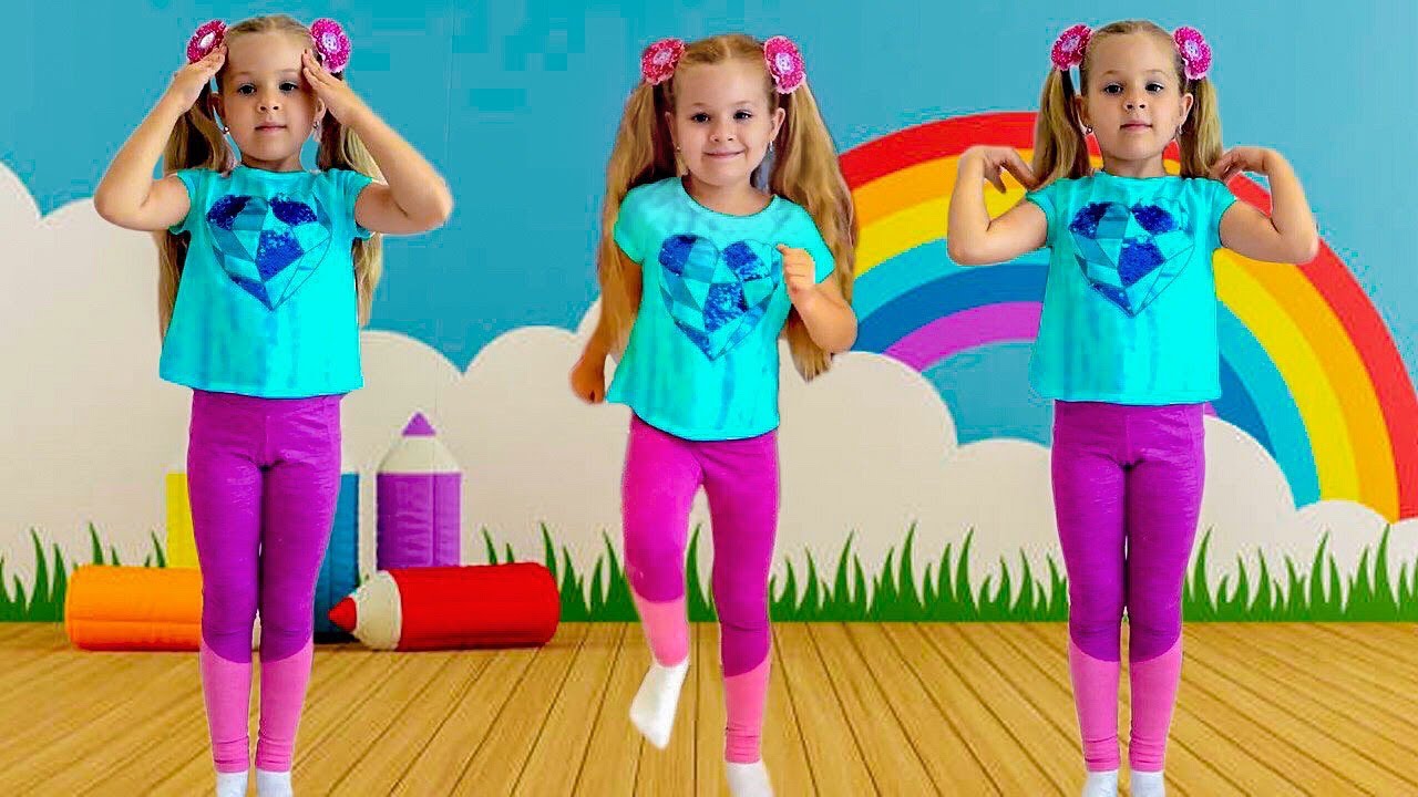 Diana Exercises And Learns The English Alphabet – Kids Learning Videos