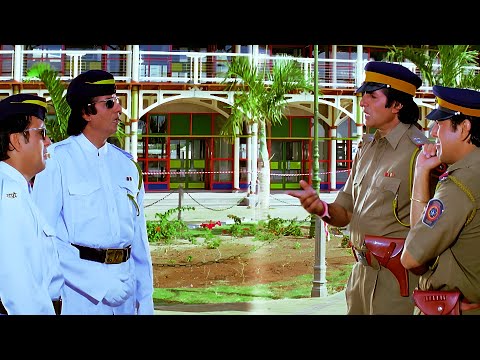 औकात में रहो वरना वर्दी उतार के रेगिस्तान में दौड़ा देंगे 😂 Amitabh-Govinda Double Role Comedy| BMCM