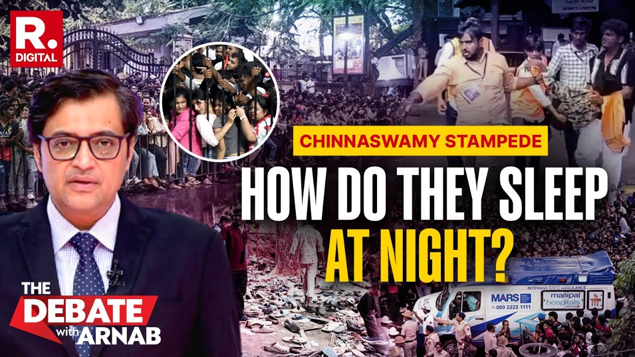 Arnab Calls Out The Insensitivity Of RCB, Organisers u0026 Kohli After The Stampede Deaths | Full Clip