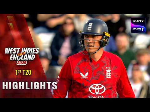 ENG Vs WI | 1st T20I | Cricket Highlights | West Indies Tour Of England | 6th June 2025
