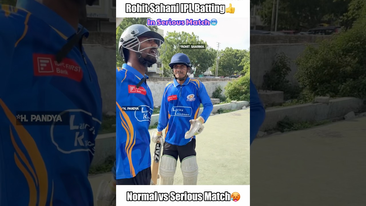 Rohit Sharma IPL Batting😁(Normal Vs Serious Match😏) #trending #cricketshorts #rohitsharma