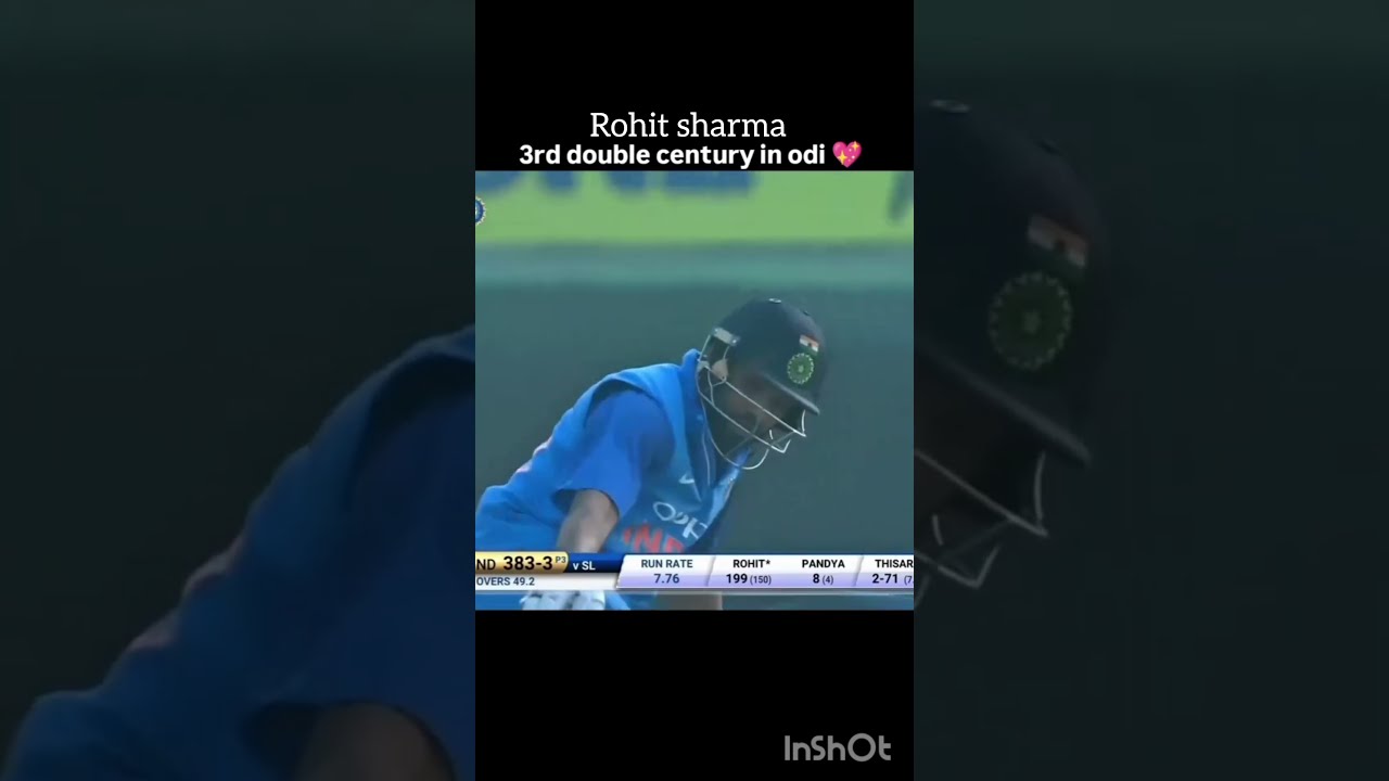 Rohit Sharma 3rd Odi Double Century Moment. Rohit Fan Subscribe This Channel. #rohitsharma#subscribe