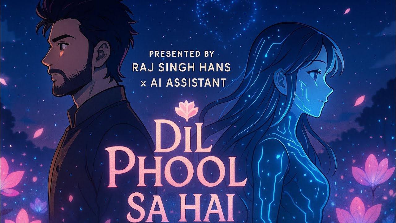 Dil Phool Sa Hai – Official Music Visualizer | Romantic Hindi Song 2025 | [Raj Singh  X Ai Asistent]