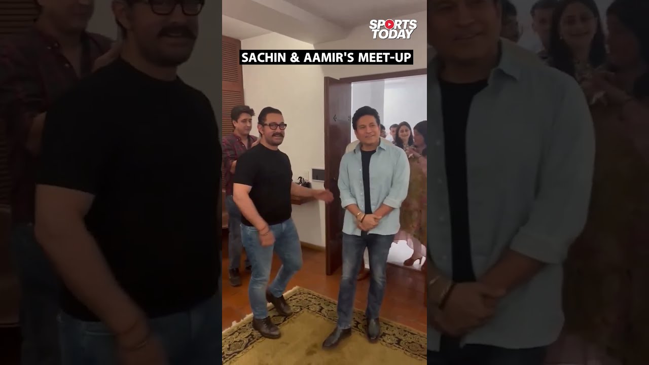 Sachin Tendulkar u0026 Wife Anjali Tendulkar Join Aamir Khan For A Joyful Evening | Sports Today