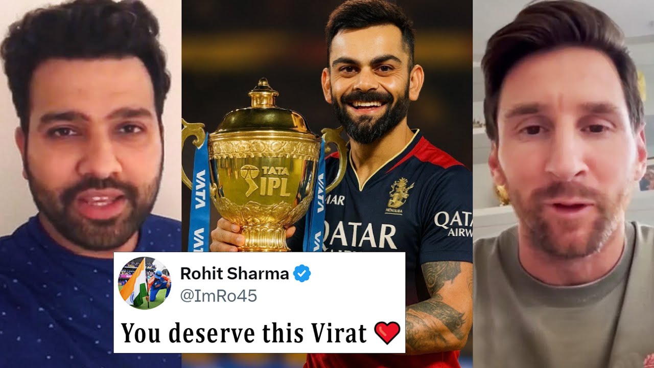 Famous Reaction On Virat u0026 RCB Finally Wins IPL Trophy After 17 Years