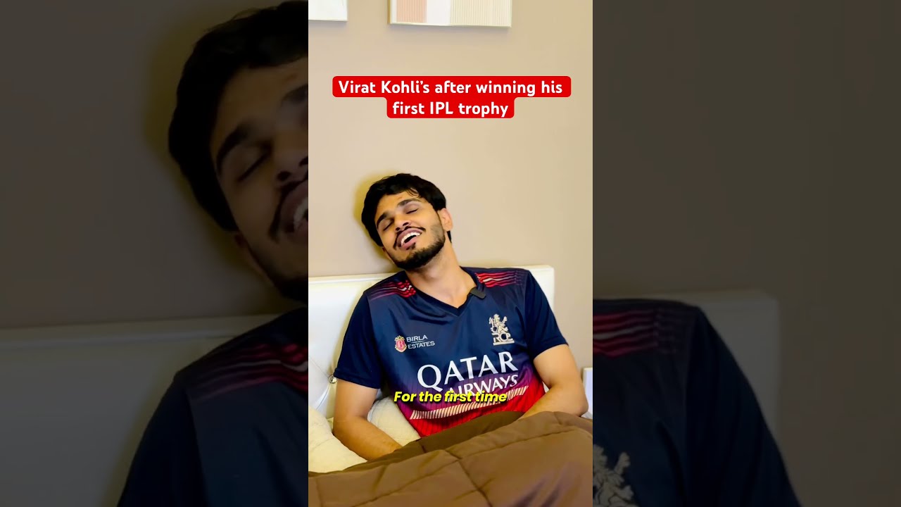 Virat Kohli After Winning His First IPL Trophy | Sarcaster