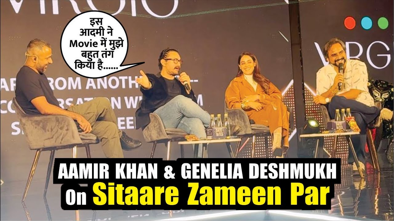 Sitaare Zameen Par | Aamir Khan u0026 Genelia Deshmukh Talks About Sitaare Zameen Par | Aamir Khan