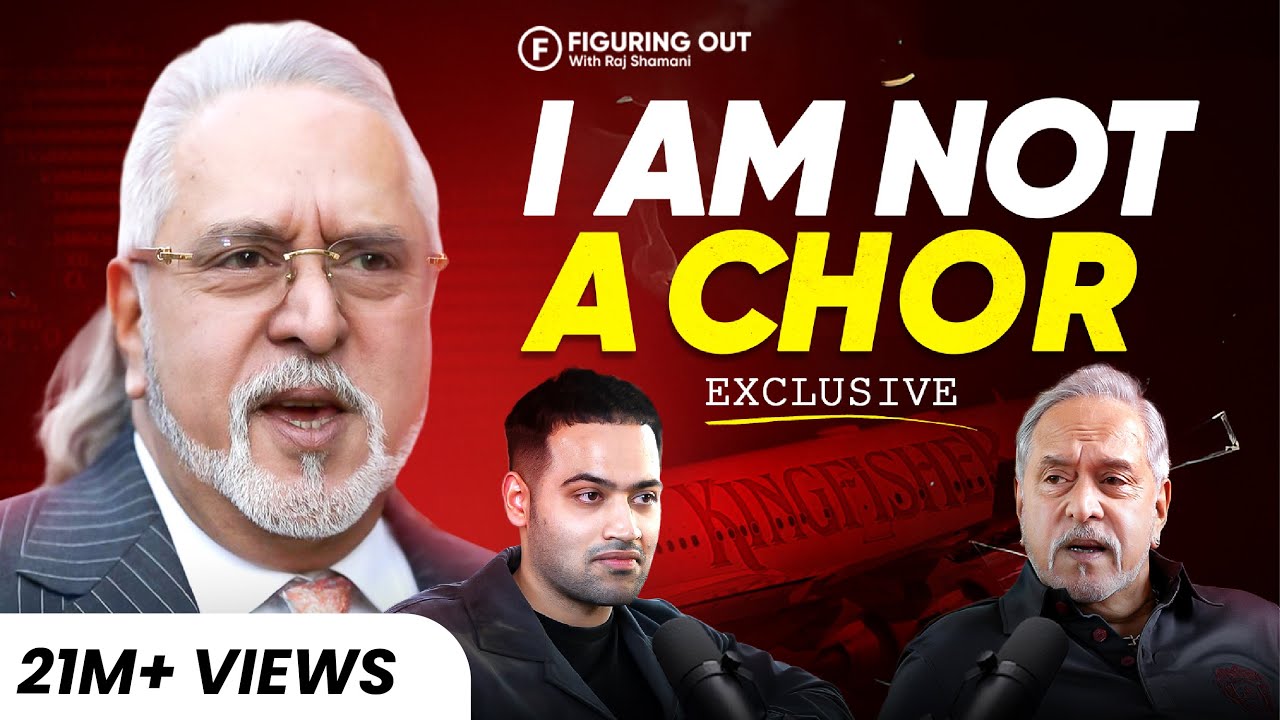 Vijay Mallya Podcast: Rise u0026 Downfall Of Kingfisher Airlines, Loans u0026 RCB | FO364 Raj Shamani