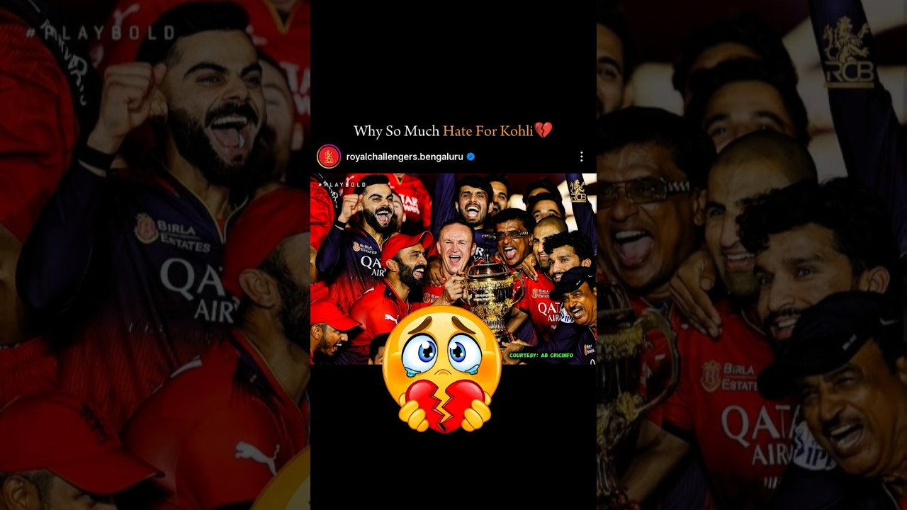 Why So Much Hate For Virat Kohli💔#viratkohli #king #ipl2025 #shorts