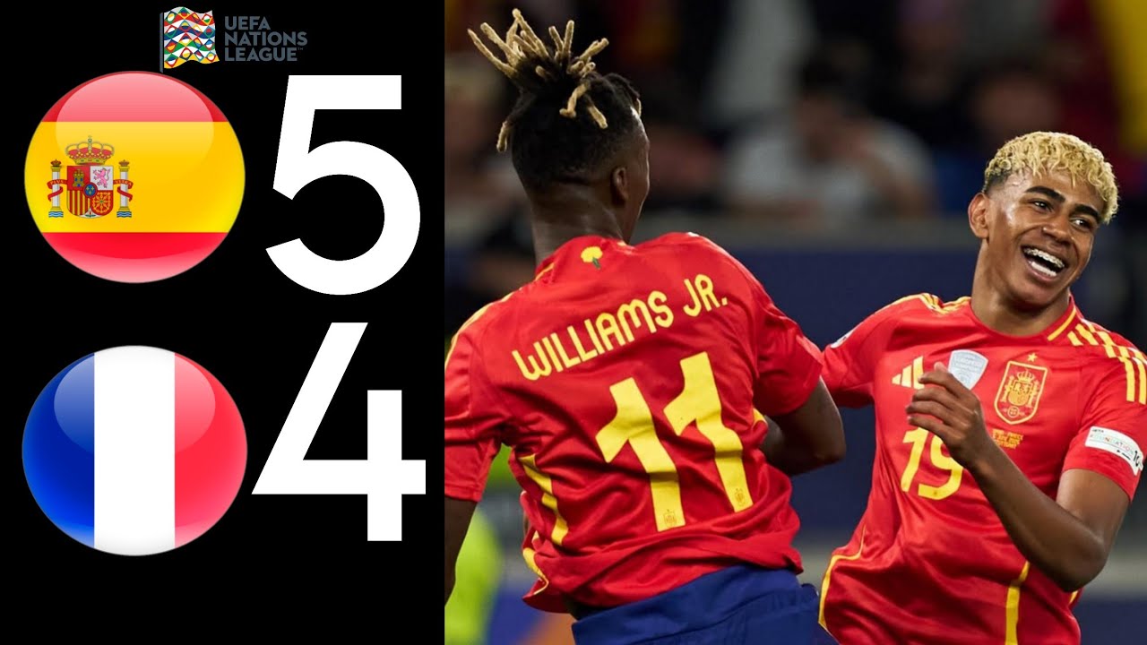 🔴 Spain Vs France 5-4 | HIGHLIGHTS | UEFA Nations League Semi Finals 2025