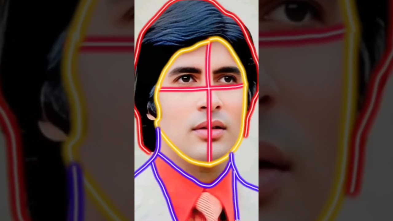 How To Draw Amitabh Bachchan #shorts